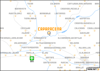 map of Caparacena