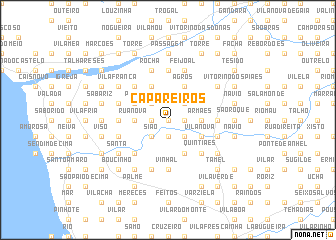 map of Capareiros