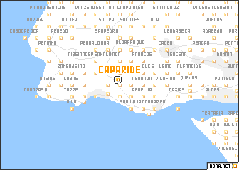 map of Caparide