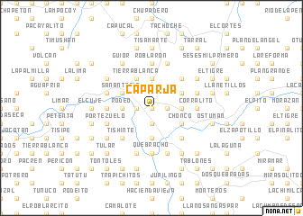 map of Caparjá