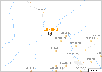 map of Caparo