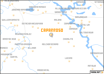 map of Caparroso