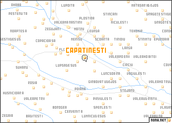 map of Căpăţîneşti