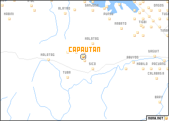 map of Capautan