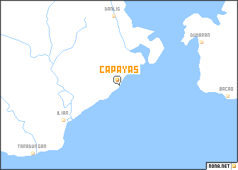 map of Capayas