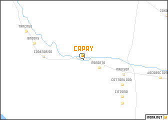 map of Capay