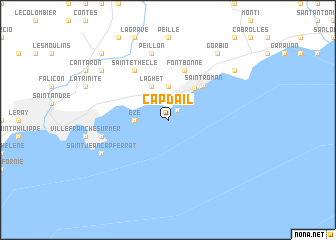 map of Cap-dʼAil