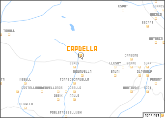 map of Capdella