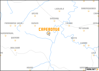 map of Capebonde