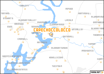 map of Cape Choccolocco