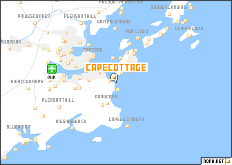 map of Cape Cottage