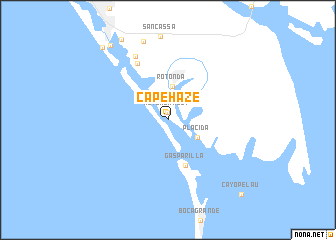 map of Cape Haze
