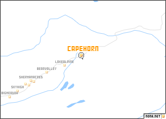 map of Cape Horn