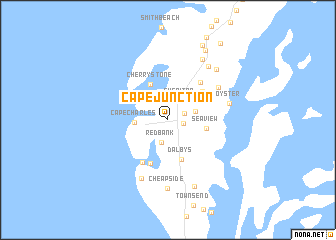 map of Cape Junction