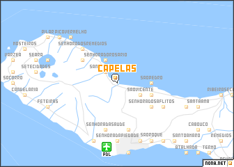 map of Capelas