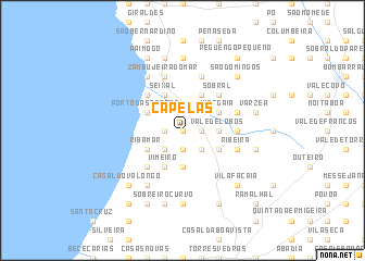 map of Capelas