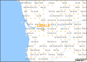 map of Capela