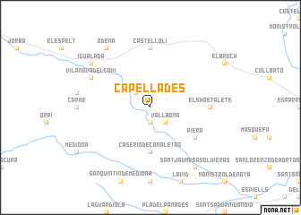 map of Capellades