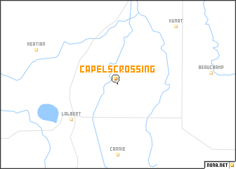 map of Capels Crossing