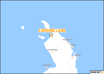 map of Cape Maclear