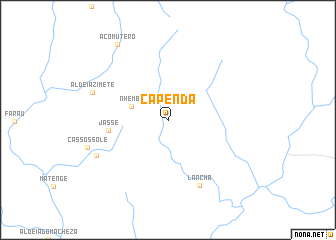 map of Capenda