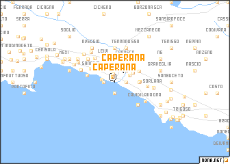 map of Caperana