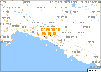 map of Caperana