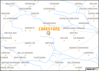 map of Capestang