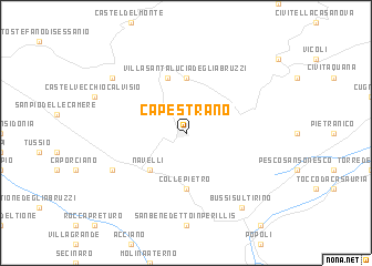 map of Capestrano