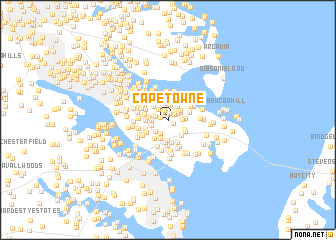 map of Capetowne