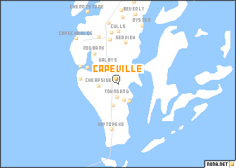 map of Capeville