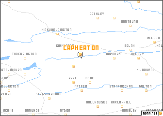 map of Capheaton