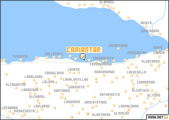 map of Capiantar