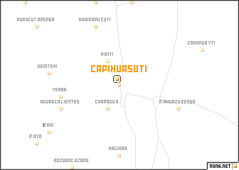 map of Capihuasuti