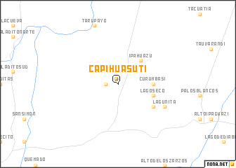 map of Capihuasuti
