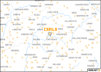 map of Capila