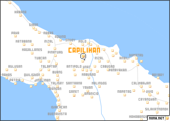 map of Capilihan