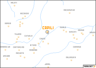 map of Capili
