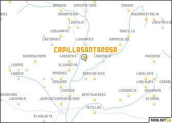 map of Capilla Santa Rosa