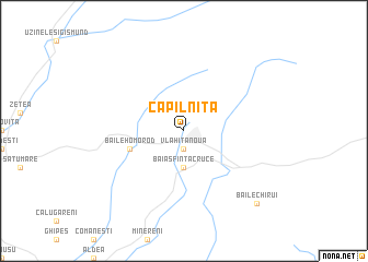 map of Căpîlniţa