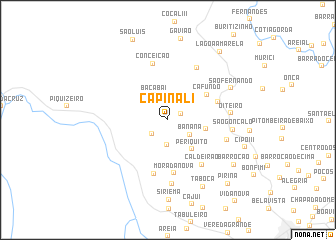 map of Capínal I