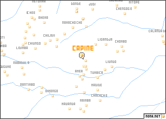 map of Capine