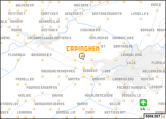 map of Capinghem