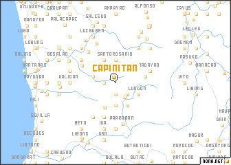 map of Capinitan