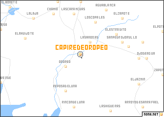 map of Capire de Oropeo