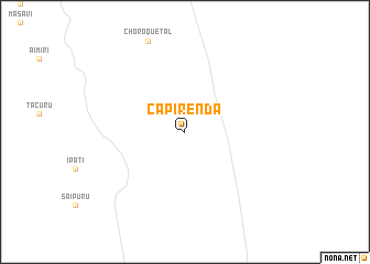 map of Capirenda