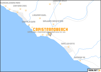 map of Capistrano Beach