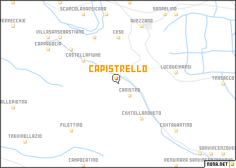 map of Capistrello