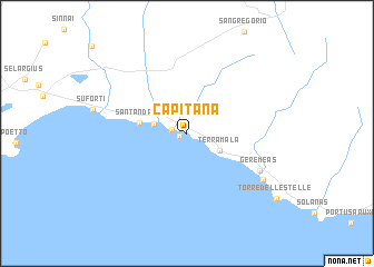 map of Capitana