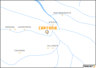 map of Capitanía